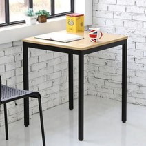 심플 DIY 원룸 개인용 간이 철제 책상 600 (8색) 초등학생 사무용 슬림 큰, 까르니코블랙