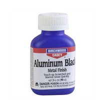 미국 버치우드 알루미늄 블랙 메탈 피니쉬 흠집복원 90ml / Birchwood Casey Aluminum Black Metal Finish 3oz, 1개