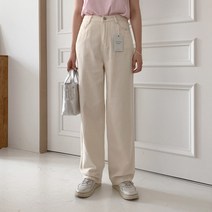 [네쥬] 여성 여름 코튼 컬러 데일리 일자 와이드 팬츠