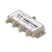 STEREN 4방향 2.4GHz 90dB 1포트 전원 통과 DC F-핀 동축 스플리터[201-234], 4-Way