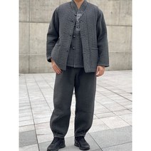 [주원왕자한복] 40년 전통의 온고지신 생활한복 겨울용 누비 3피스 (개량한복)