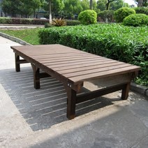 원목 조립식 평상 대청 마루 테이블 DIY 옥상 마당 정원, 섹션 A 180x90x40cm