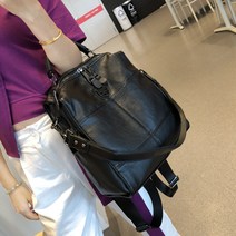 캥거루 여성 가방 엄마가방 가을 백팩 대용량 리얼 가죽 소프트 백 서류가방