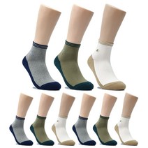 미치코런던 남자 매쉬 캐주얼 패션양말 단목 9켤레 MK-73