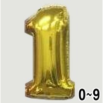 숫자은박 16인치 小 골드 소품 숫자풍선 파티 이벤트 홍보 캠핑 광고 돌잔치 축제 룸장식 기념촬영 아, 3