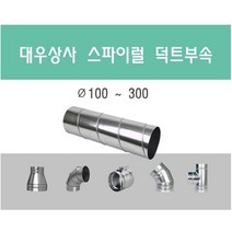 스파이럴 연통 화목난로 덕트직관 (100mm-300mm) 함석 덕트부속 닥트자재 스파이럴직관 환기자재 티 엘보 소켓 타포린 후렉시블 은박 후렉시블 체결기구, 03 엘보90도 150mm