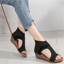 셀러허브 패션 [미스터추] 730-9 스판 웨지샌들 여성샌들 여름샌들