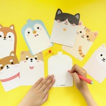 애니멀스마트엽서 ver2 (10p) 초대장 동물 캐릭터, 선택:알파카(10p), 단품