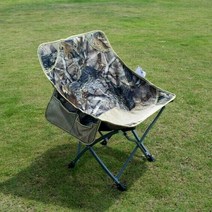 달의자 아웃도어 접이식 의자 스툴 캠핑 바베큐 휴대용 캐주얼 낚시 스케치 수납 가방, 03.메이플 그레이 망사 달의자