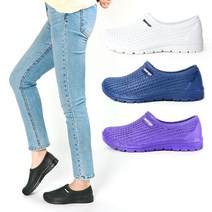 슬레진저 [슬레진저] 아모스 방수 젤리슬립온 주방화 28