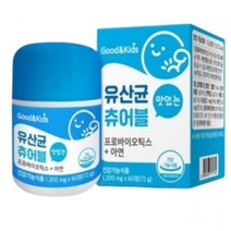 [3+1]굿앤키즈 장건강 맛있는 유산균 츄어블 1박스