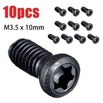 10pcs M2.5 M4 Torx 나사 대체 카바 이드 삽입 CNC 선반 도구 가정용 사무실 통신 수치 제어, 03 M3 5 x 10mm