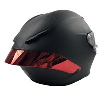 AGV PISTA GPR GPRR CORSA R용 오토바이 후면 헬멧 스포일러 케이스, 빨간