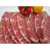 소고기 살치살 미국산 초이스등급 스테이크 구이용 1kg, 1.5cm~1.8cm  스테이크용 -1kg