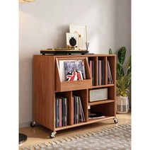 LP 장식장 우드 엘피판 거치대 레코드 앨범 보관함 랙, 우드 70x40x89cm