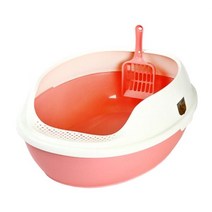 마칼 거름망 화장실(핑크) 고양이배변 고양이배변통
