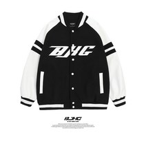 공항 점퍼 자켓 오버핏 과잠 무모한 야구 유니폼 컨트리 타이드 하이 스트리트 모직 가죽