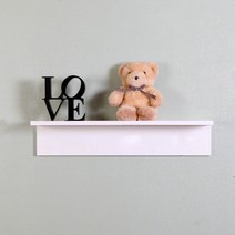 타임텐 우드 기억자 디자인 모던 양방향 벽선반 600 2색상, 화이트