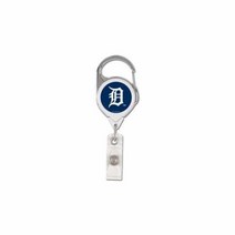 WinCraft MLB 디트로이트 타이거스 접을 수 있는 고급 배지 홀더 팀 칼라 원 사이즈