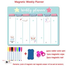 전자칠판 스마트전자칠판 학원 칠판 마그네틱 보드 주간 월간 플래너 캘린더 테이블 건조 지우기 화이트 냉, 한개옵션1, 01 STYLE26--8P1E2Ta