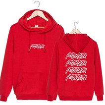 KPOP IKON BOBBY WINNER MOBB 앨범 콘서트 코튼 후드 모자 옷 풀오버 스웨터 드롭 쉬핑, XXL, 빨간