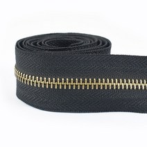 2/5Yards 3 5 금속 지퍼 테이프 가방 의류 자켓 블랙 의해 수리 키트 DIY 바느질 액세서리, 06 Bronze_01 No3_01 2Yards