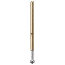 100pcs P75-E2 스프링 테스트 프로브 포고 핀 1.3mm 원뿔 머리 1.0mm 골 무, 보여진 바와 같이, 하나, 01 금