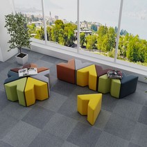 약국 휴게실 로비 병원 대기의자, 노란색