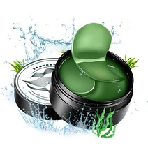 Bastera 60pcs 해초 아이 패드 콜라겐 눈 패치는 어두운 서클에 대한 푹신한 주름 까 모두 까마귀 가방 a, 1개