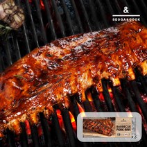 [서가앤쿡] 오리지널 바베큐 폭립 400g x 3팩, 없음
