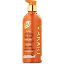 Makari 마카리 익스트림 액티브 인텐스 어드밴스드 라이트닝 아르간 & 당근 오일 토닝 밀크 비타민 E C 오가닉라린 500ml, 1개