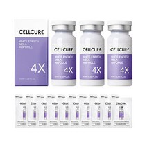 셀트리온 셀큐어 화이트 에너지 멜라앰플 4X 10ml x3 + 체험분 10매, 상세페이지 참조