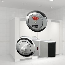 화장실 문고리 잠금 큐비클 칸막이 레바잠금쇠 N204