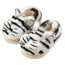 유아동 호랑이 털신 방한 털 슬립온 신발 DZ-444