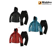 MAKKU AS-300 아크레인슈트 비옷 선상우의 루어낚시복, 블랙M-009010, 의류