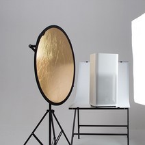 야외 스튜디오 110cm 빛 반사판 휴대용 라운드 접이식 tv DSLR 방송, 쿠팡에스와이 본상품선택, 쿠팡에스와이 본상품선택