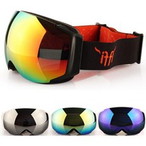 휠러스 IFFLYING 성인용 스키고글 보드고글 YH-112 10종, YH-112_I그린/블루옐로우