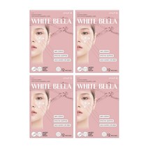 패치큐 붙이는 화이트닝 케어 기미패치 화이트벨라 12매, 12매입, 4개