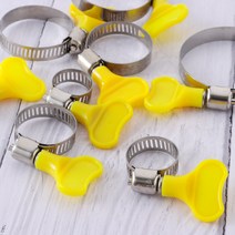 클램프레버 5pcs 스테인레스 스틸 핸들 호스 t 볼트 원형 공기 물 파이프, 22-32mm-type1, 06 22-32mm-Type1