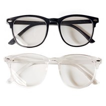 남녀공용 포인트 데일리 뿔테 안경 (2개)
