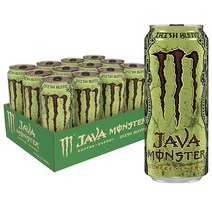 몬스터 에너지 자바 몬스터 커피+에너지 아이리쉬 블랜드 443ml 12팩