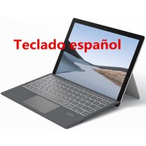 Microsoft Surface Pro 6 용 백라이트 무선 블루투스 키보드 2018 Pro 5 Pro 7 Pro 4 Pro 3 go 2 키보드 태, 한개옵션2, 02 1089D-Spanish, 05 For surface Pro 7