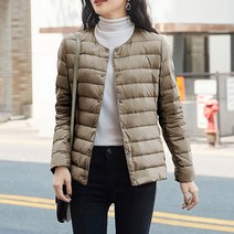 오리털 여성 경량 패딩 점퍼 아우터 빅사이즈