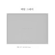 펫키트 패드 펫실리콘 넘침방지 패드 미끄럼방습방수청결하기 쉬운 고양이 강아지 매트, 작은 매트 그레이