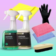디테일링프로 가죽 크리너 시트 복원 얼룩 제거 보호제 관리 청소 코팅제 자동차 차 클리너, 03 가죽크리너 가죽 실내 세정 코팅 세트