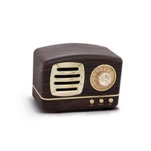 명품스피커 블루투스 가성비 감성 우드 레트로 미니 레트로 HM11 무선 블루투스 스피커 사운드 바 미니, 06 wood color
