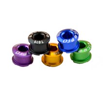 자전거스프라켓 마운틴자전거 판금 못 로드바이크 초경량 컬러 스프라켓 나사 접이식자전거 개조인테리어부품 알루미늄합금 m, T02-더블판 못 골드색 5개세트