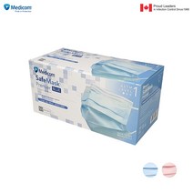 메디컴 세이프마스크 롱타입 (190mm) 1Box (50ea) 교환환불 불가, 핑크(#1516)