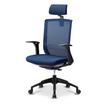 [에이플랜체어]P5 사무용 메쉬의자(P520), 네이비-올컬러