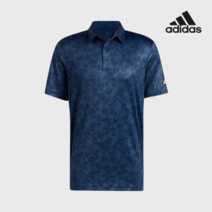 아디다스골프 아디다스골프 2022 신상품 남성 프리즈마 프린트 티셔츠 네이비 HK6855